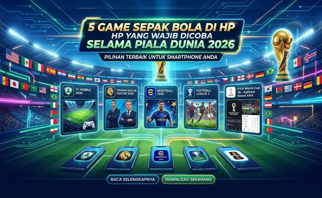 5 Game Sepak Bola di HP yang Wajib Dicoba Selama Piala Dunia 2026