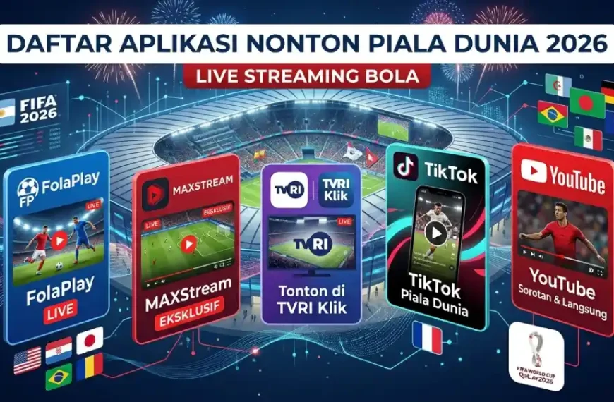 aplikasi nonton Piala Dunia 2026