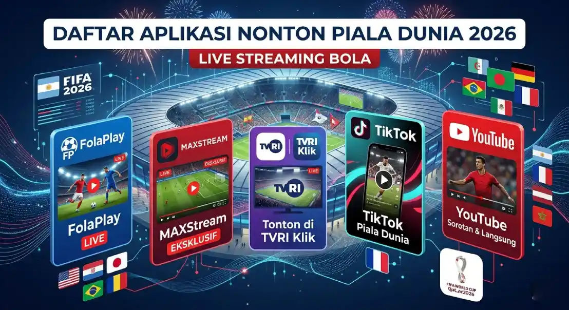 aplikasi nonton Piala Dunia 2026
