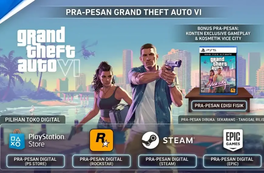 Pre-order GTA 6 resmi dibuka