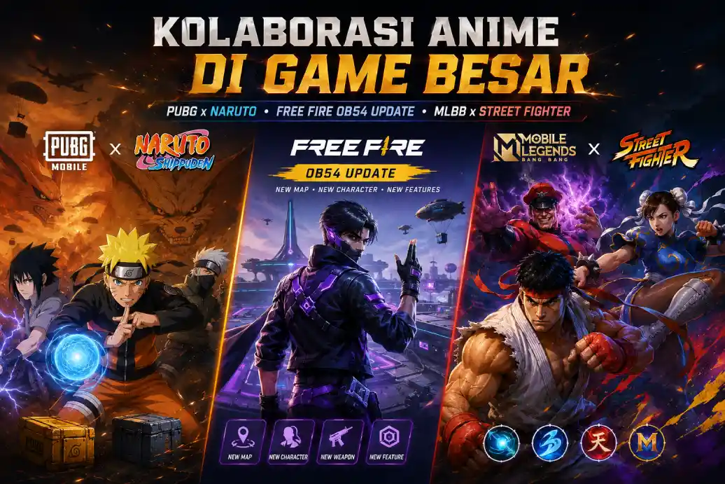 kolaborasi anime mobile game